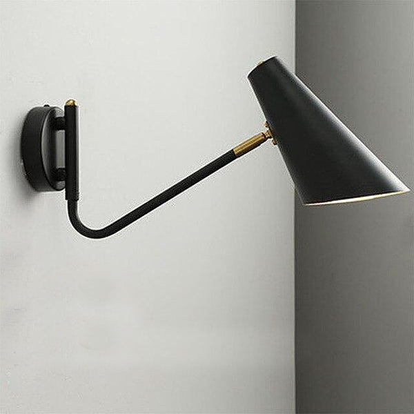 Modern bedroom living room hoxton wall lights - Black, White, Gold