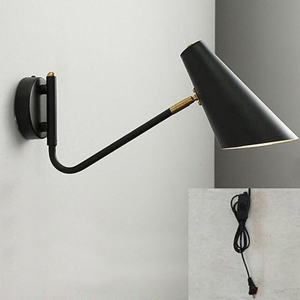 Modern bedroom living room hoxton wall lights - Black, White, Gold