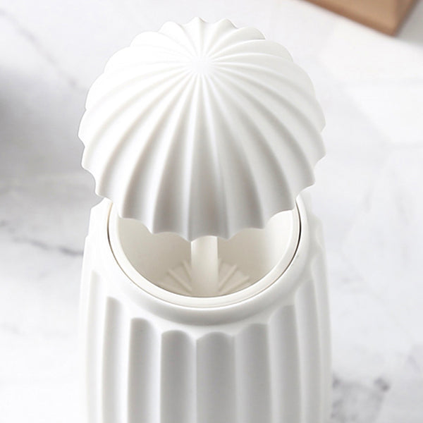 Modern plastic cactus toothpick storage holder & dispenser - Black, White, Green