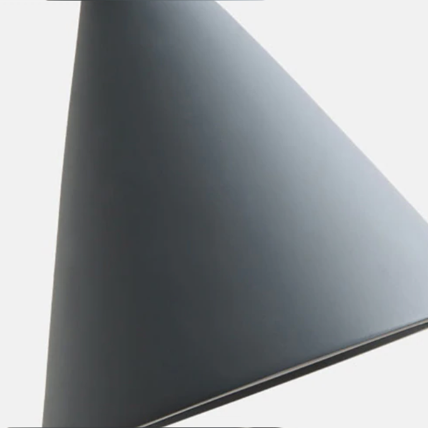 Modern colour Scandi cone pendant ceiling lights - Black, White, Grey