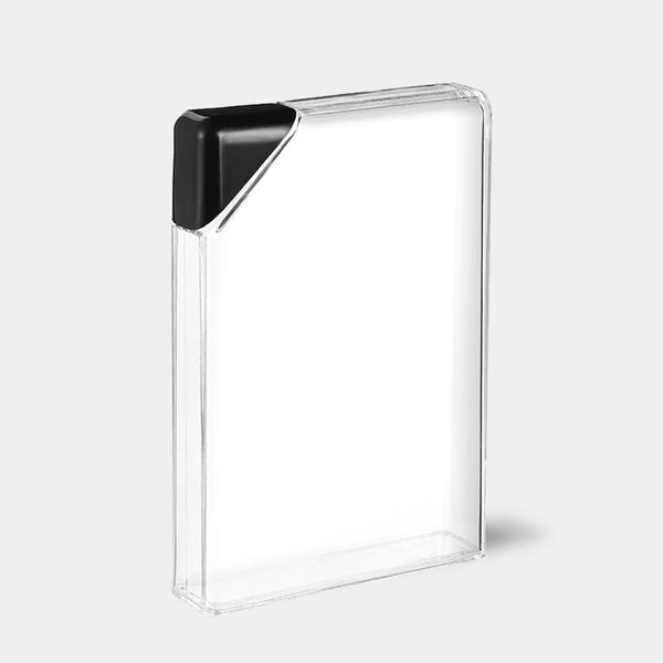 Contemporary flat plastic water bottle - 450ml - slim compact design