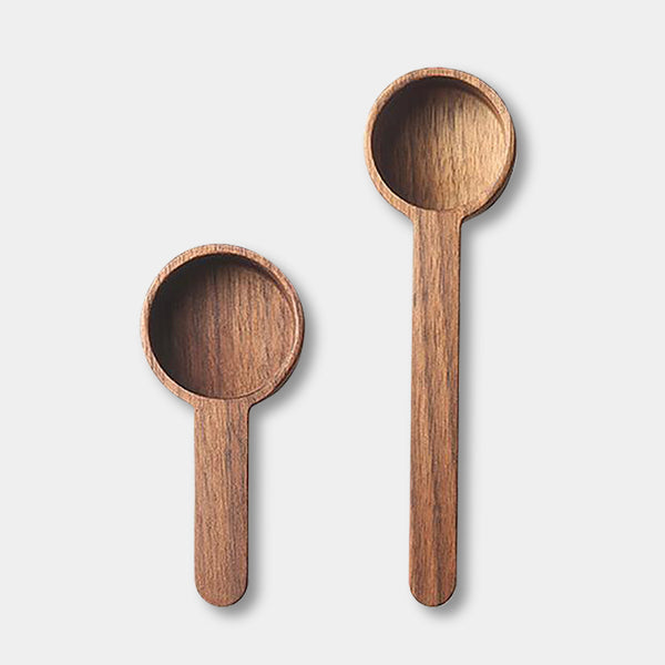 Modern stylish natural wooden walnut coffee scoop spoon - 8g, 10g