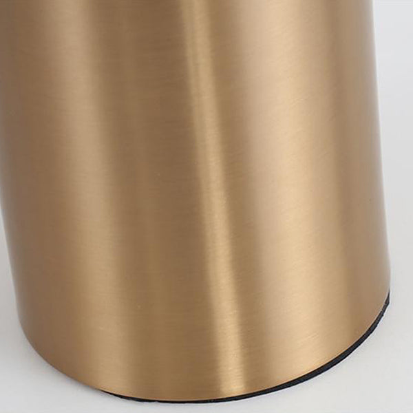 Modern Metal Mushroom Table Lamp - White, Black, Gold - Small & Large