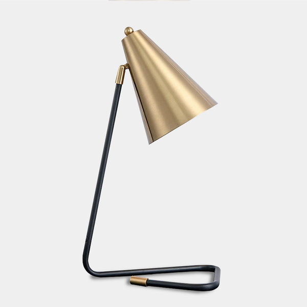 Modern Minimalist Continuous Table Lamp - Black & Gold