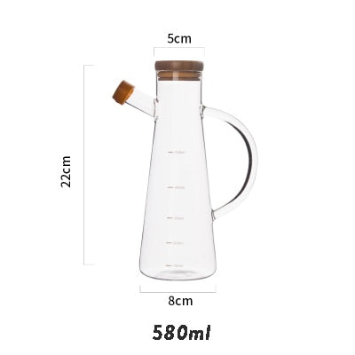 Contemporary Glass Oil & Vinegar Dispenser Bottles - 580ml & 700ml
