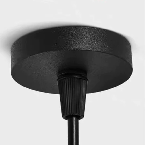 Black and white modern tube suspension pendant lights