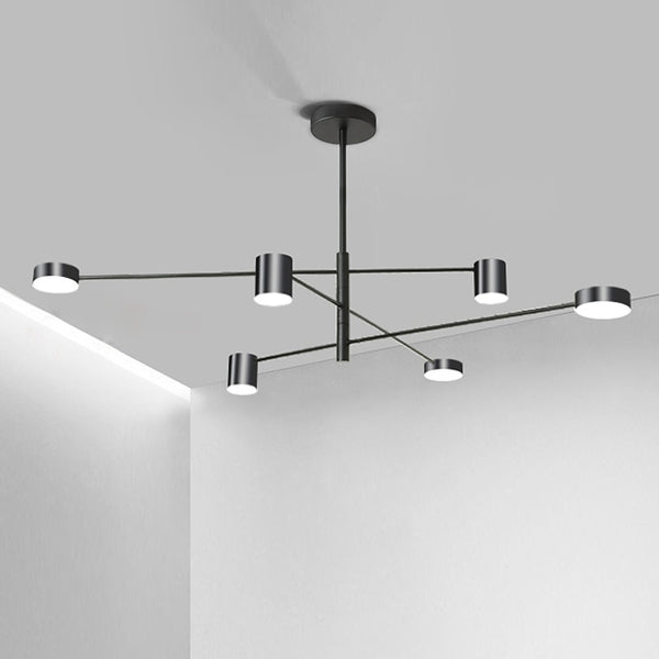 Modern & Stylish LED Spot Chandeliers - Gold, Black - 6, 8 10 Lights