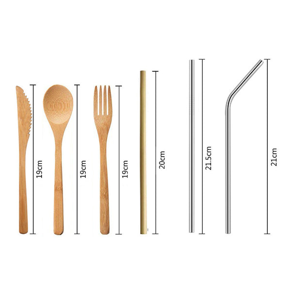 Environmentally Friendly Reusable Cutlery Set