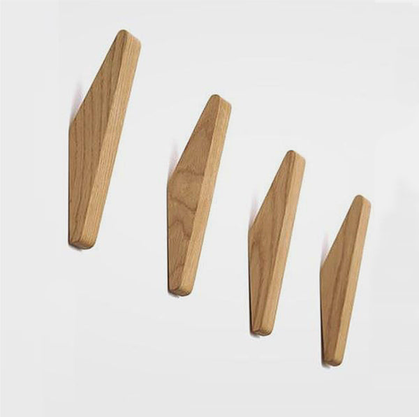 Stylish modern minimalist wooden coat hooks - Bathroom, Bedroom, Hall