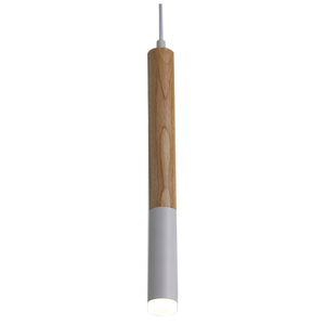 Black and white modern tube suspension pendant lights