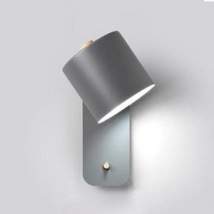 Modern stylish bedroom bedside wall lights - Grey, Green, White