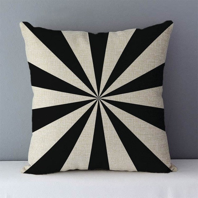 Black and white modern pillows best sale