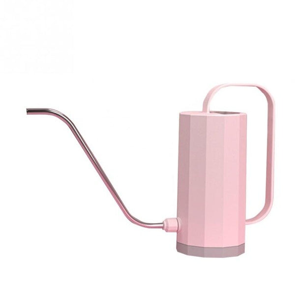 Modern stylish long spout watering can - 1.2 litre - White, Green, Pink