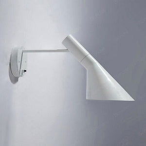Jacobsen mid century modern black white wall light