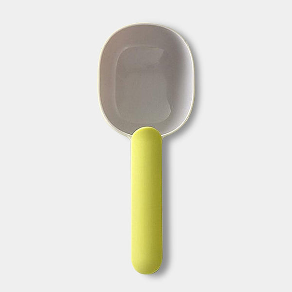 Modern colour plastic kitchen measuring spoon bag clip & scoop utensil