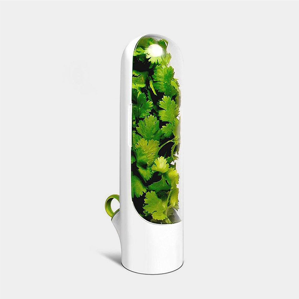 Fridge fresh herb saver keeper pod - with water resevoir