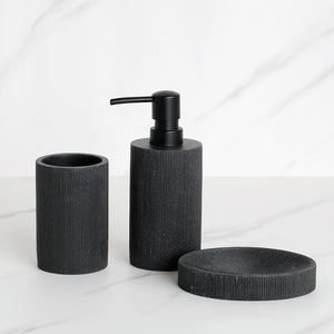 Modern Matte Black Bathroom Accessories - Single or 3, 4 & 5 piece set