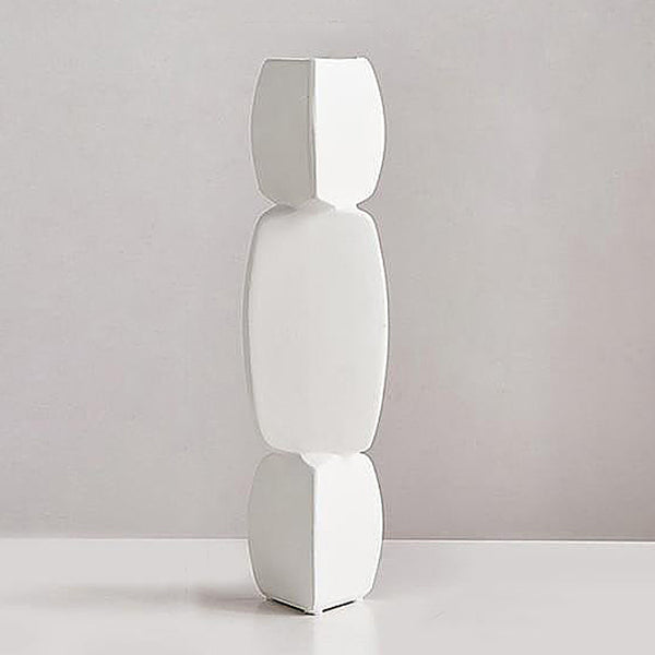 Modern Abstract Ceramic Matte Vases - Black, White